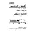 VIEWSONIC VPRJ21732-1 Service Manual