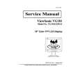 VIEWSONIC VG181 Service Manual